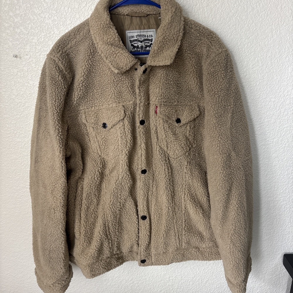 Levi's Men's Sherpa Jacket Size‎ XL - Picture 2 of 11
